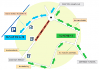 Meeting at the Agrement roundabout : raffic plan is announced